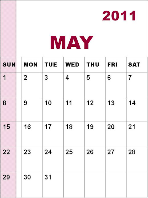 2011 calendar may. blank calendar may 2011.
