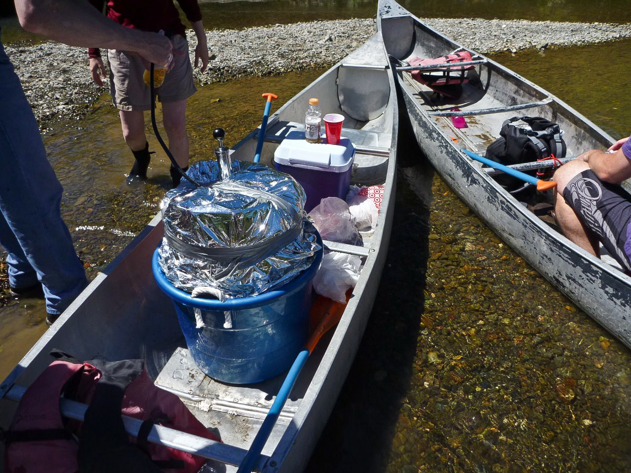 Somehowlost Russian River Canoe Trip, Healdsburg, CA