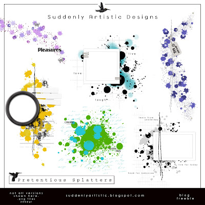 N°67 - C&S - Votes du 08/05 au 13/05 Pretentious+Splatters-Blog+Freebie