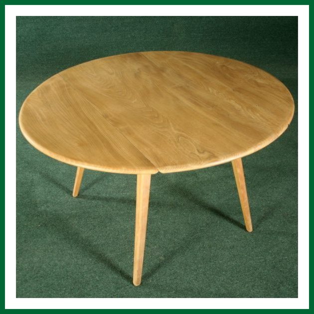 Table Lighting Chair 1960s Ercol Solid Elm Dining Kitchen Table Sold