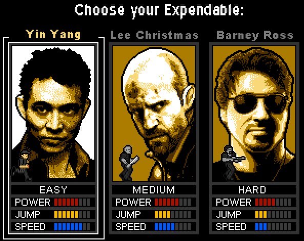 The expendables The video games  The+expendables+fouapa+fouablog+8bit+8+bit+game+retrogaming+NES+nintendo+mickey+rourke+stalone+rambo+jason+statham+application+facebook+jeu+jeu+vid%C3%A9o+choix