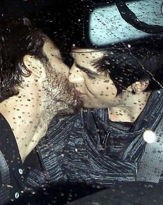 Adam Lambert Sucking Face with linda hogan and charlie hill kiss. Adam Lambert Sucking Face with