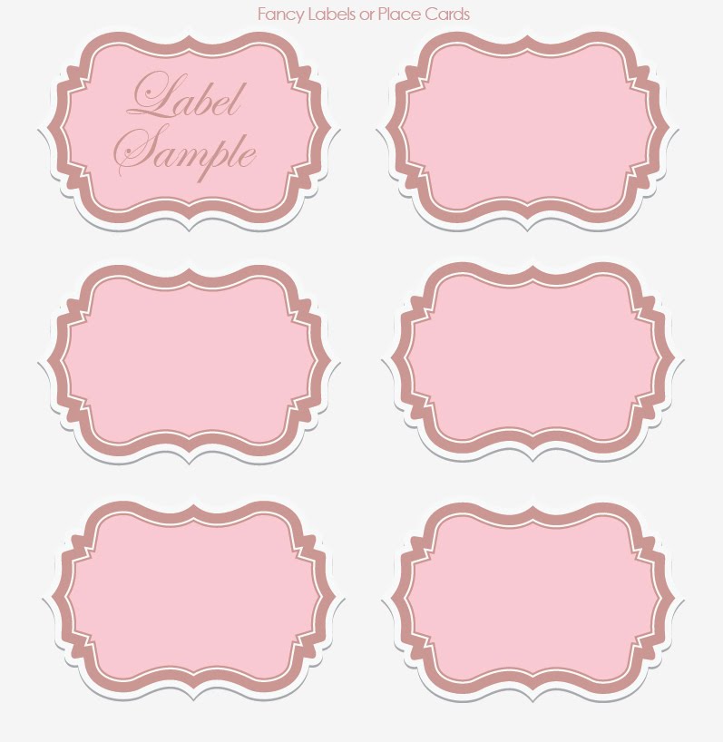 Cupcake toppers tags