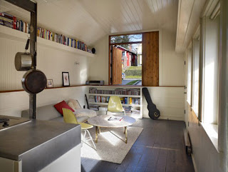 Extreme Design Makeover: Garage Turned into Modern Living Area