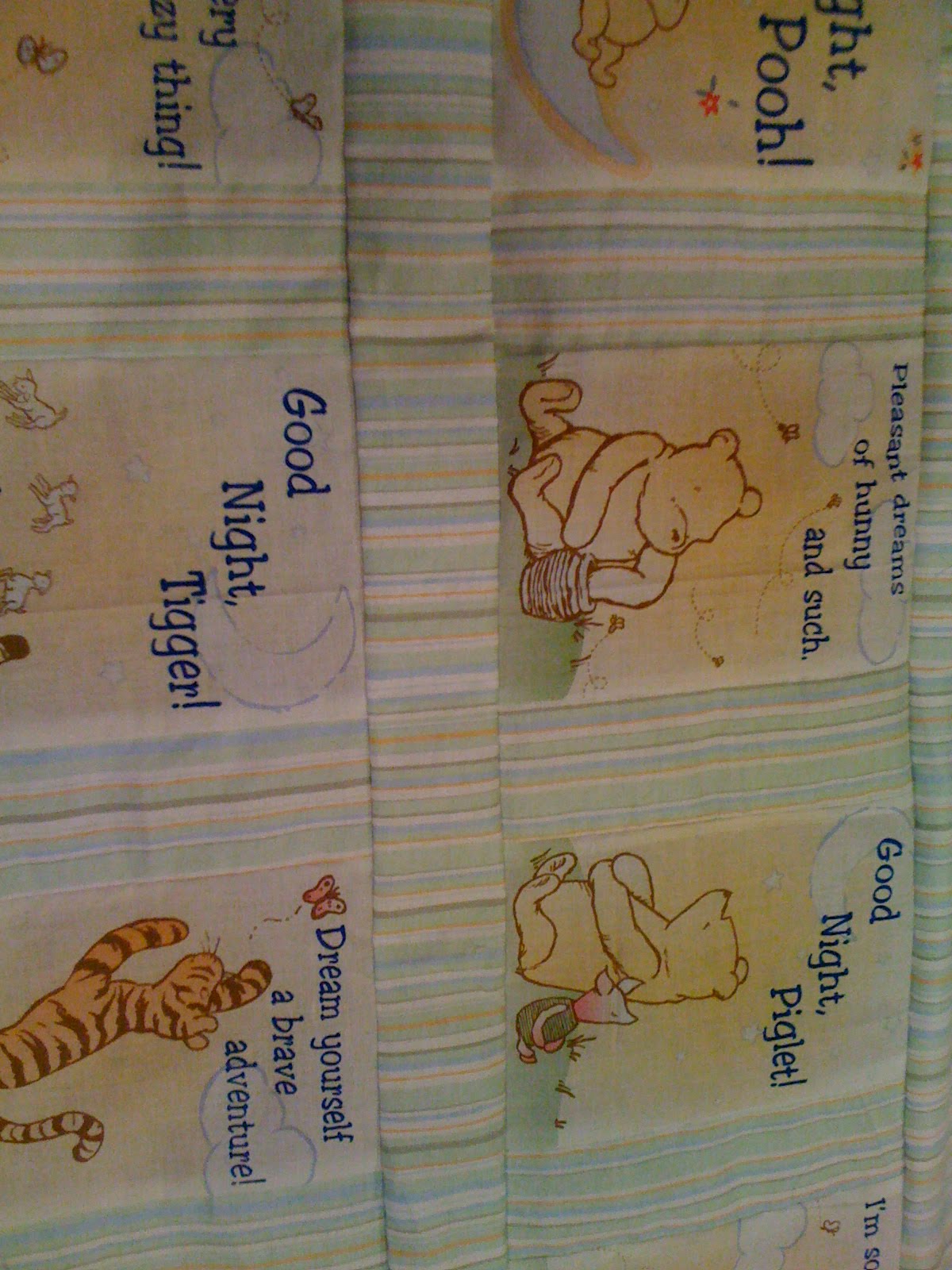 classic pooh fabric