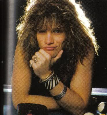 Jon Bon Jovi Rock Star Long Hairstyle