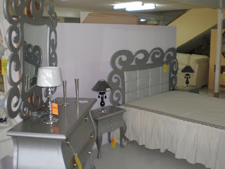 MUEBLES DOMINGO BERNAL: Dormitorio 5 piezas- diseño plata - Oferta