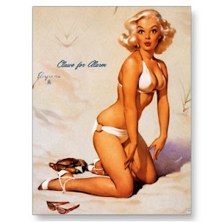 Vintage  Girls on Vintage Retro Gil Elvgren Pin Up Girls Cards Postcard