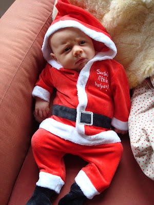 baby santa suit