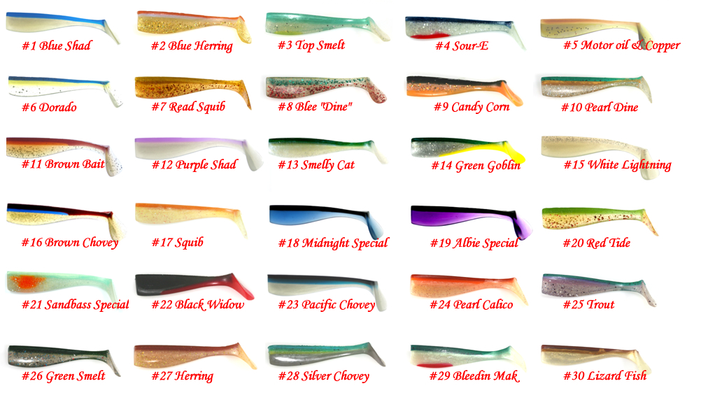 Pearl Swimbaits COLORS