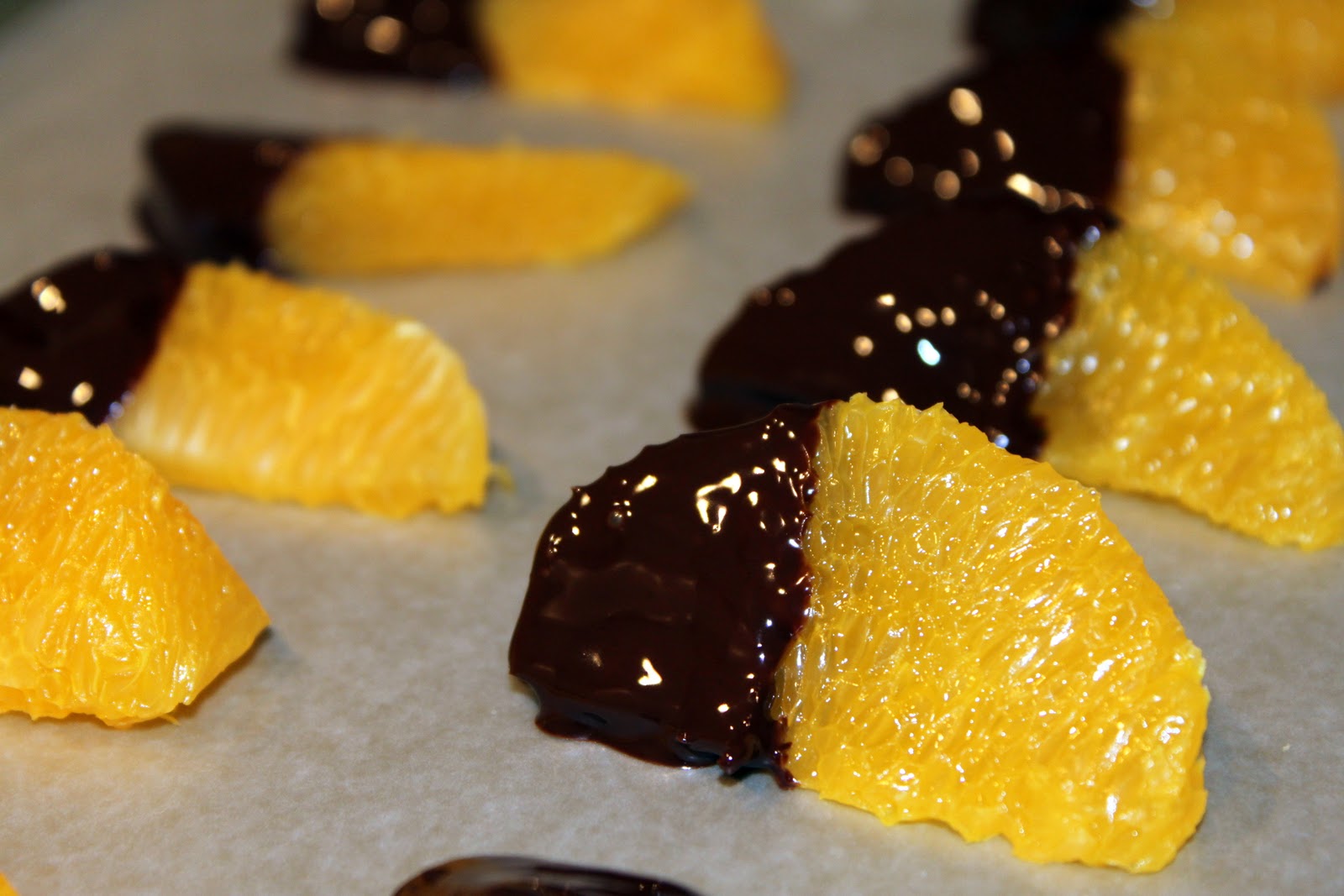 chocolate dipped oranges