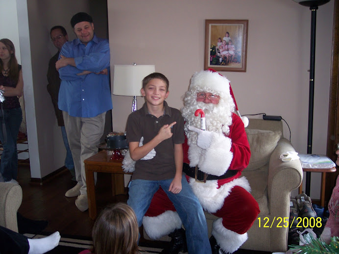 Damion bring a trooper sitting on Santa's lap