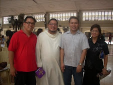 My self, Fr. Francis and Congressman Mark Villar during our celebration of migrant sunday