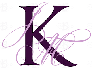 wedding monogram design purple