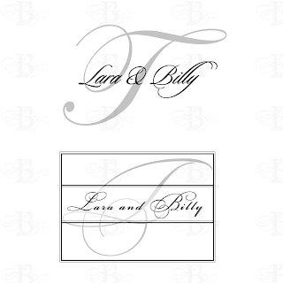 wedding monogram design logo