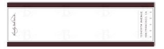 Custom Wrap Around Address Label wrap around address label design
