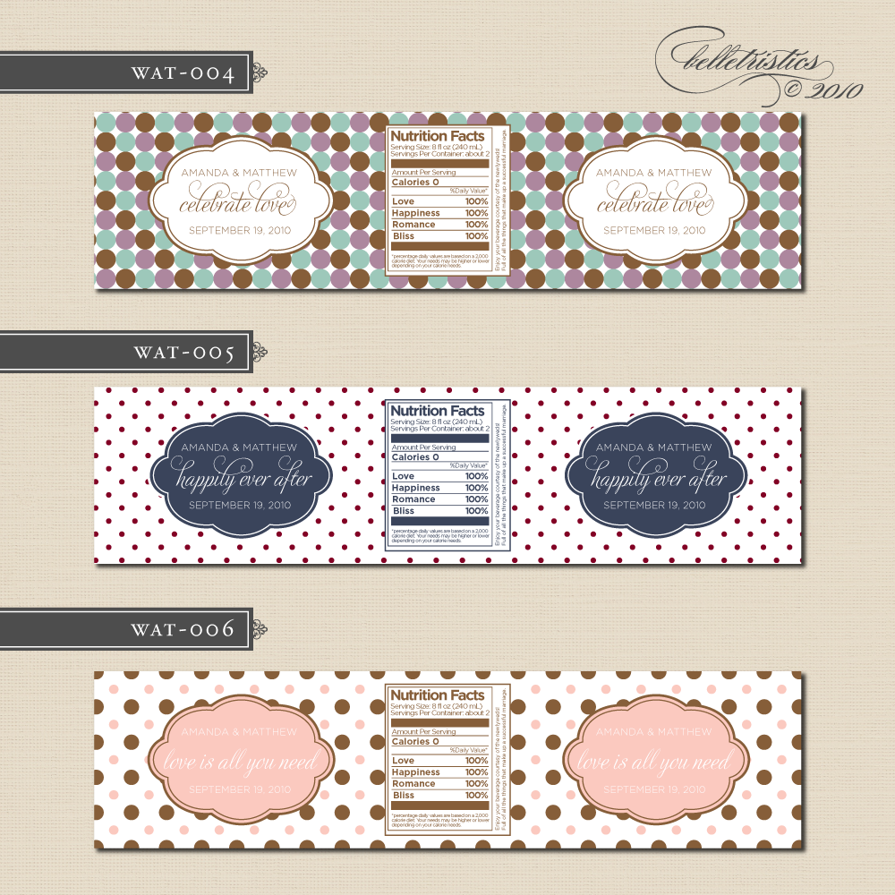 labels design