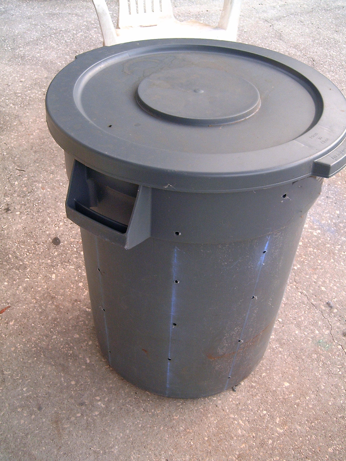 Homestead Light Condensed How to make a cheap rolling compost bin in