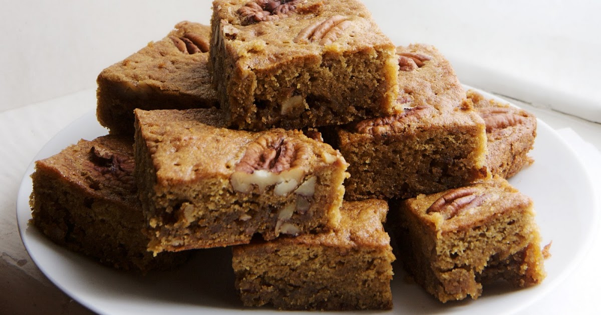 A Cook and Her Books Molasses Pecan Squares Or the Cookbook, the Chef