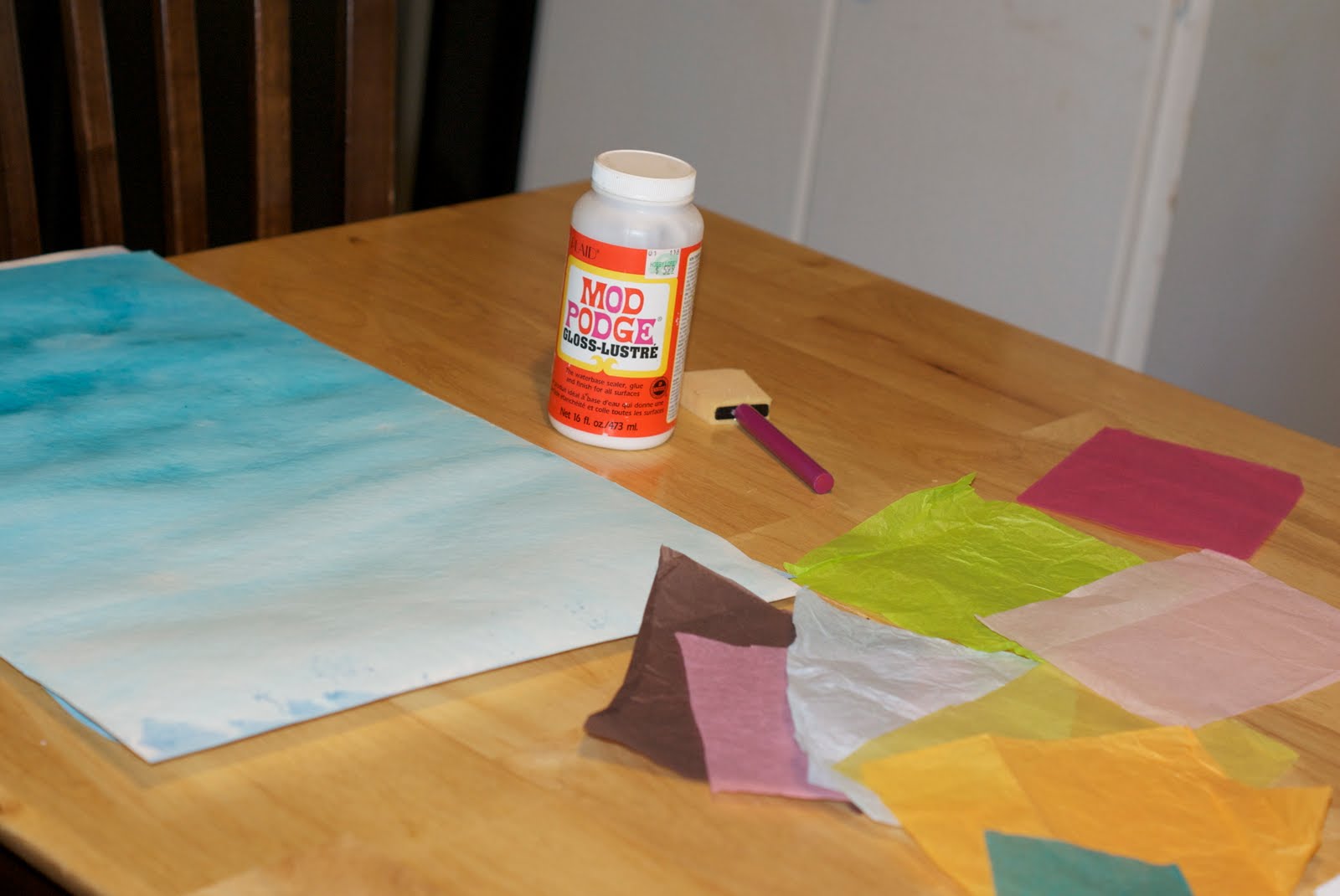 Mint & Clandy Create I Am Loved Tissue Paper Wall Art