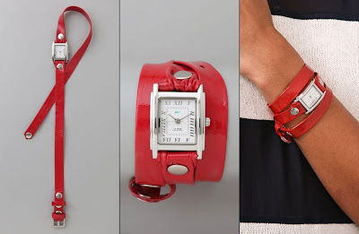 часы LaMer красные