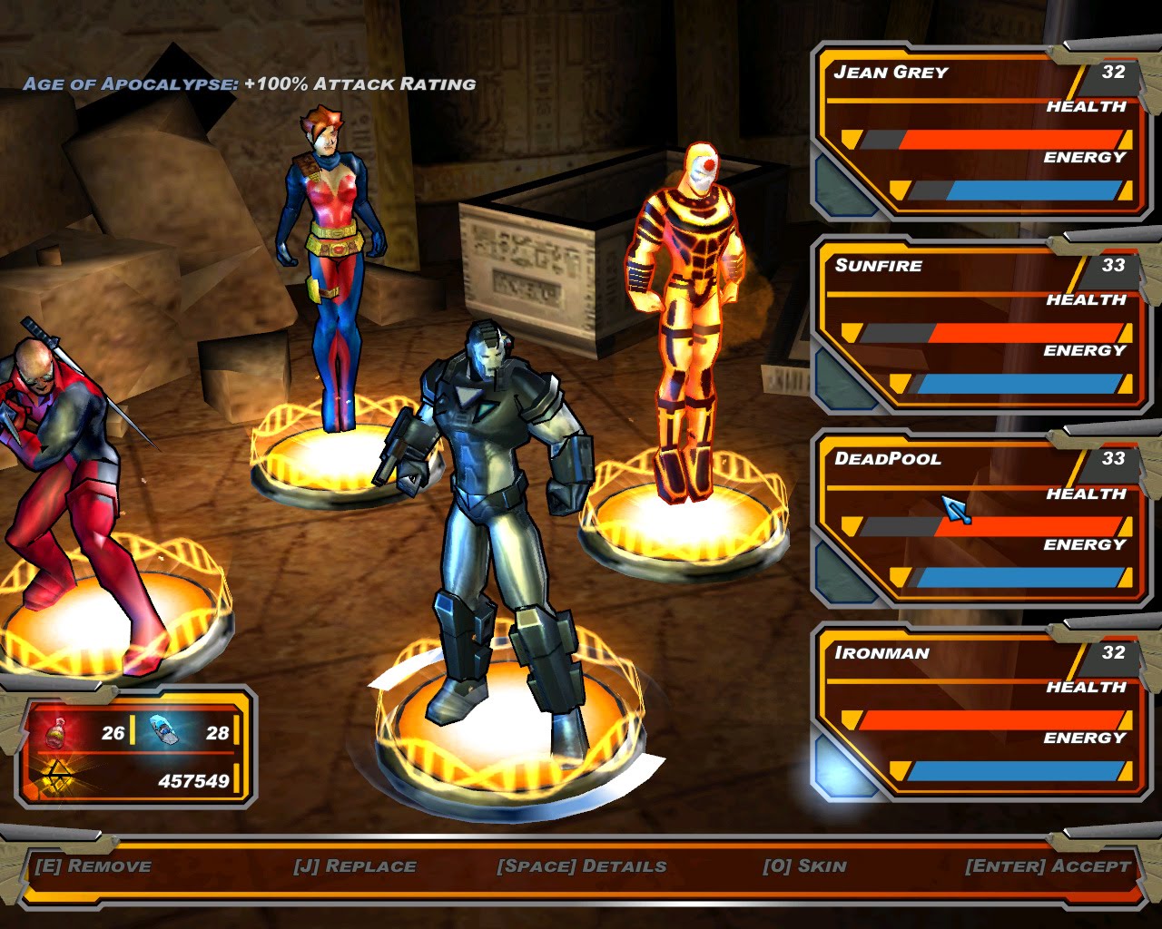 Elite Games X Man Legend 2 Rise of Apocalypse