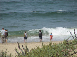 A short stop at a beach