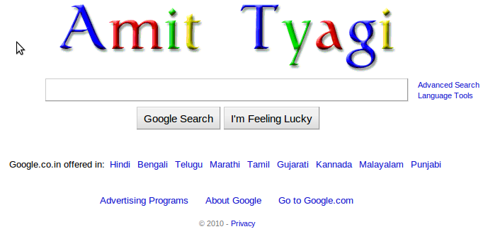 amit spot the true hacking spot change google logo text to your name