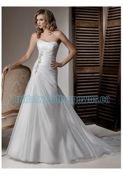 Wedding Dress Idea of the Day: Simple Sparkly A-line