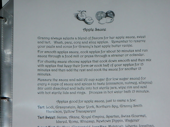 Granny's Favorite Apple Sauce Recipe