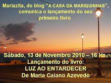 lANÇAMENTO DO LIVRO LUZ AO ENTARDECER