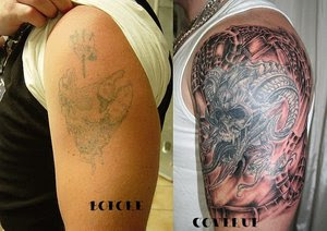 cover up tattoos, tattooing