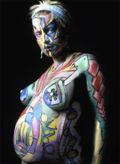 Beautiful Female Bodies And Female Body In Photography With Pregnant Body Painting Picture 1