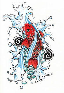 Picture Japanese Tattoos Especially Japanese Koi Fish Tattoo Designs 6