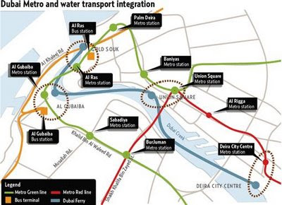 Dubai+metro+map