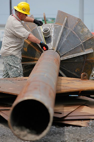 Wild Well Control yard at the