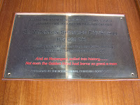 Sir Winston Churchill plaque