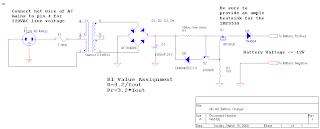 NiCad Battery Charger Schematic