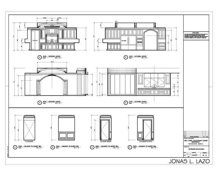 Modern Kitchen Elevation jonas lazo design studio: kitchen elevations in cad Modern Kitchen Elevation jonas lazo design studio: kitchen elevations in cad