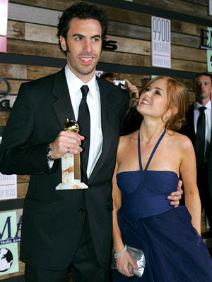 Sacha Baron Cohen and Isla Fisher