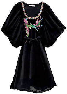 h&m parrot dress