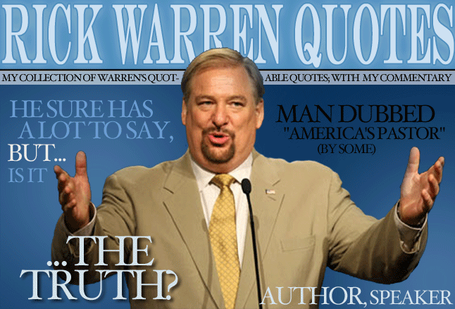 Rick Warren Quotes