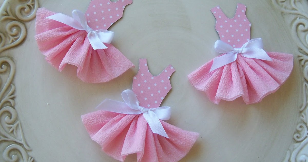 I Craft Party Dress Cupcake Toppers