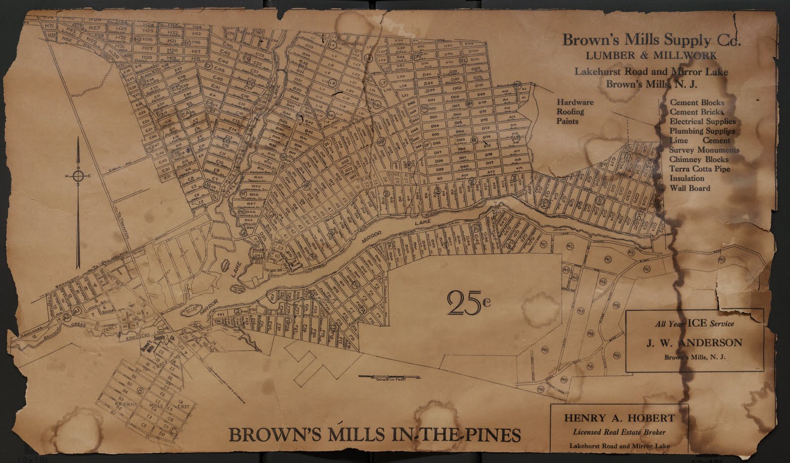 WHITESBOG the Life and Times Brown's Mills Supply Co.