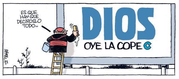 Dios oye la Cope...