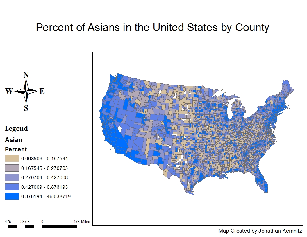 this map shows the percentage of asians in the united states according to this map the heaviest asian population is in florida new england and along the this map shows the percentage of asians in the united states according to this map the heaviest asian population is in florida new england and along the