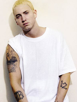 Eminem's bleached hair tattoo. Diposkan oleh aconk