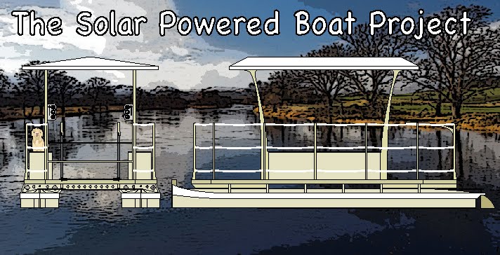 The solar powered boat