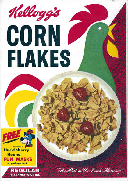 corn flakes box