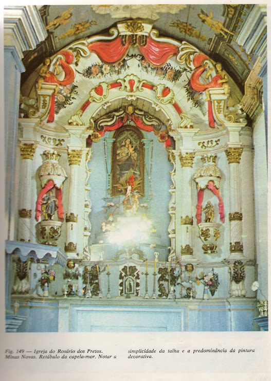 ALTAR-MOR DA IGREJA DO ROSÁRIO DE MINAS NOVAS